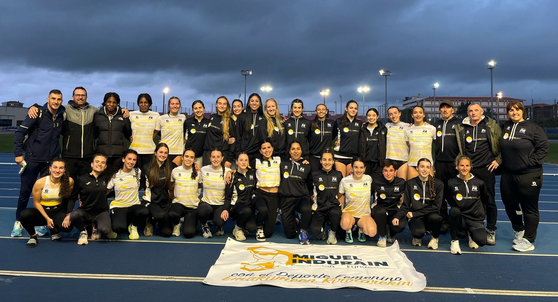 Gran debut del Grupompleo Pamplona Atlético en la liga de clubes de División de Honor